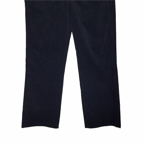 Current Elliott The Vanessa Velvet crop Straight Dark Navy Jeans Women Sz 27 NWT - Picture 10 of 11